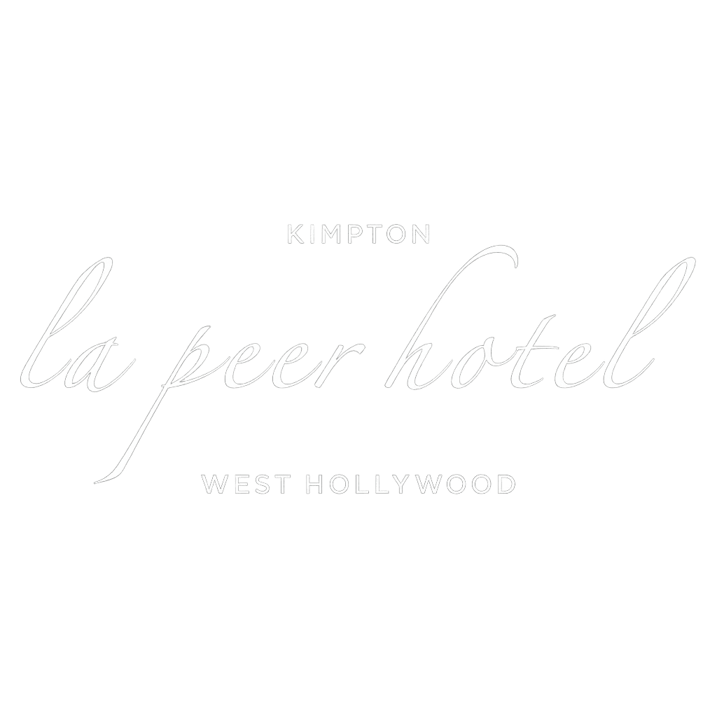 LA PEER LOGO WHITE