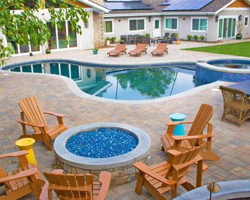 Paver Pool Deck