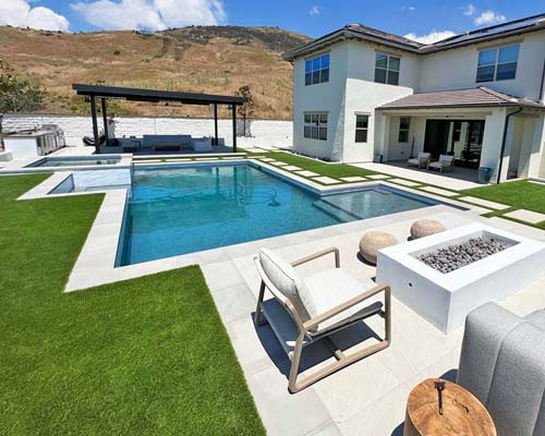 Backyard renovation Outdoor living space