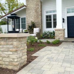 Stone Veneer Columns Masonry Services