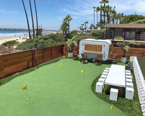 Artificial Putting Green Beach