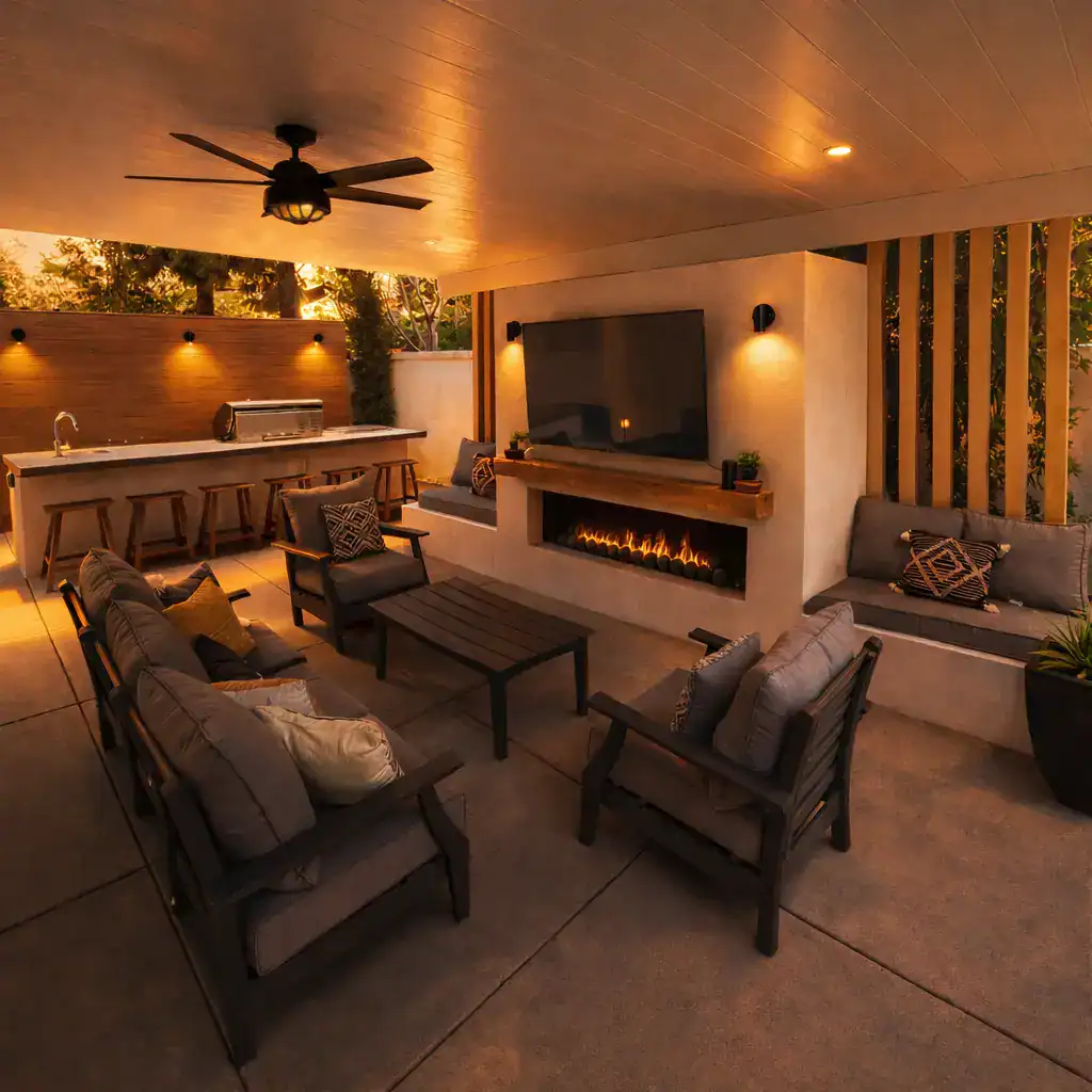 outdoor-living-space-fireplace-bbq-island-patio-cover